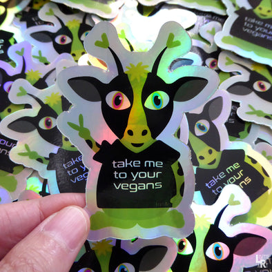 New Vegan Holographic Stickers have Arrived!