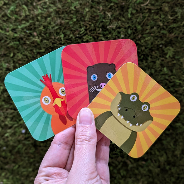 Cute Animals Memory Matching Card Game