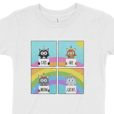 "Cats are Meowgical" Kids T-Shirt