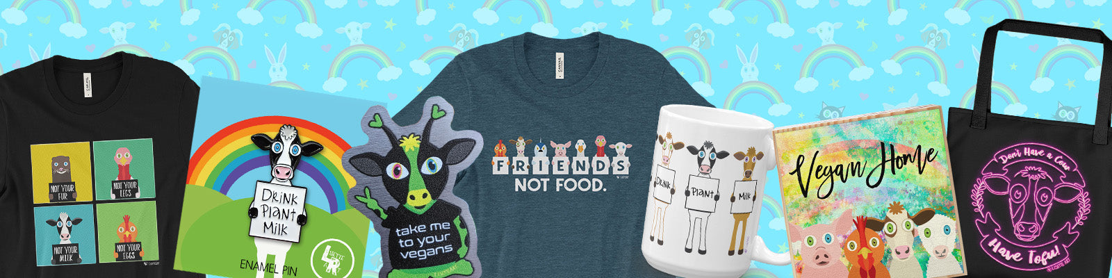 Vegan Themed Apparel and Accessories
