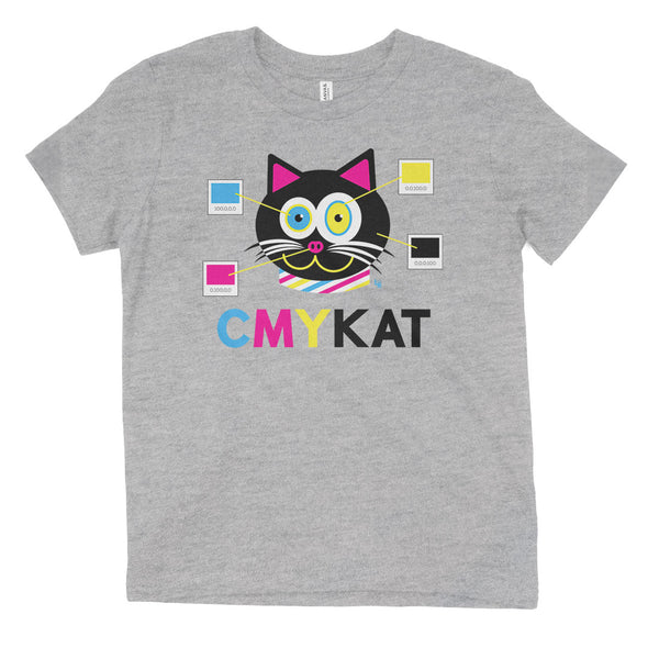 "CMYKat" Kids Youth Cat T-Shirt