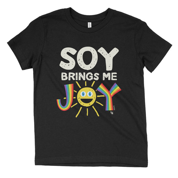 "Soy Brings Me Joy" Vegan Kids Youth T-Shirt