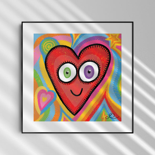 "Pop Heart" Art Print