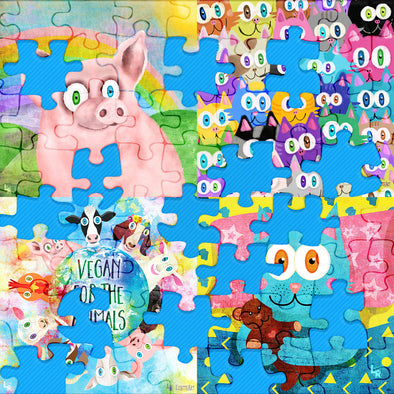 Digital Online Jigsaw Puzzles of Animals