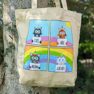 NEW Tote Bags - Cats are Meowgical!