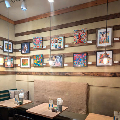 Artist of the Month at Art Cafe