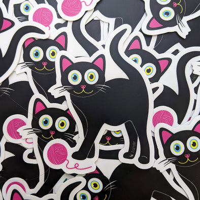 New black kitty sticker in town!