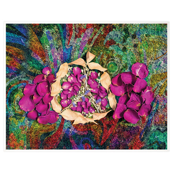 Pomegranates Abstract - Rimonim - Dried Flowers Judaica Photo Art Print, Jewish Wall Art