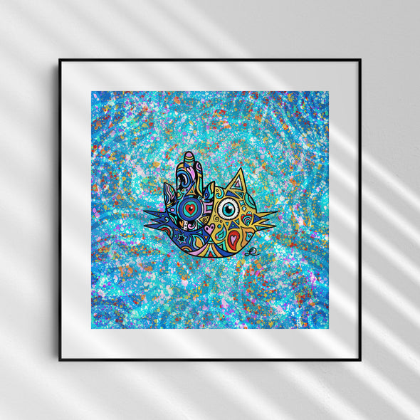 "Hamsa Judaicat" - Art Print