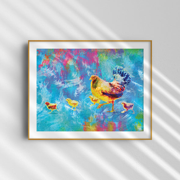 "They are Someone Not Something" Chicken Art Print