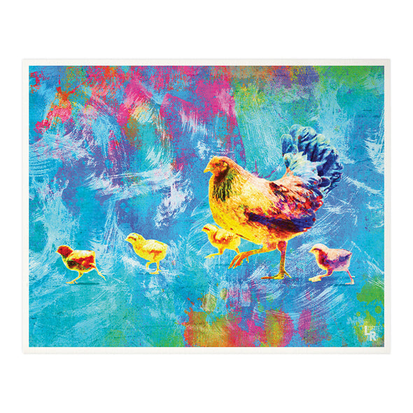 "They are Someone Not Something" Chicken Art Print