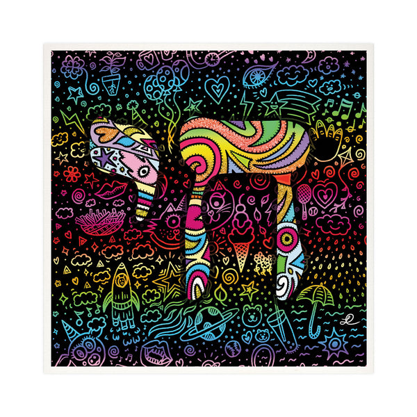 "Chai - Magical Doodles" Whimsical Jewish Art Print