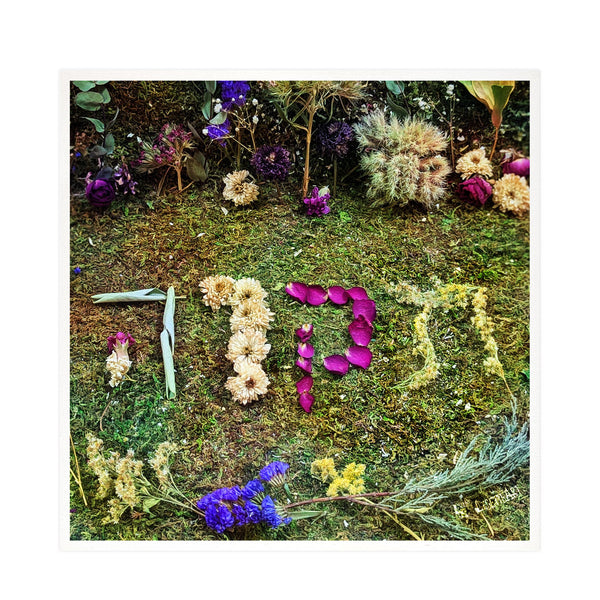 Tikvah (Hope) - Dried Flowers Judaica Photo Art Print, Hebrew Wall Art