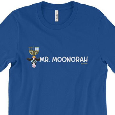 "Mr. Moonorah" Logo Hanukkah Unisex T-Shirt