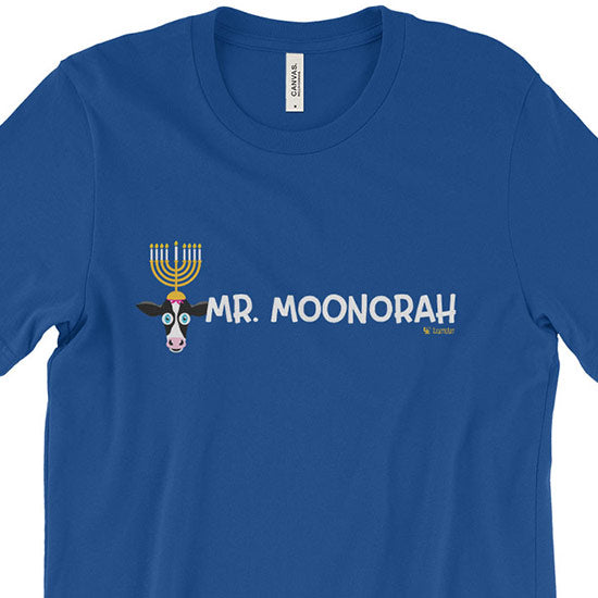 "Mr. Moonorah" Logo Hanukkah Unisex T-Shirt