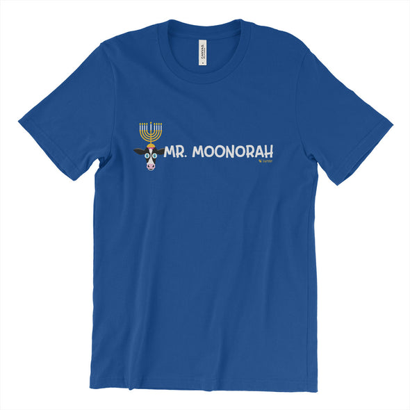 "Mr. Moonorah" Logo Hanukkah Unisex T-Shirt