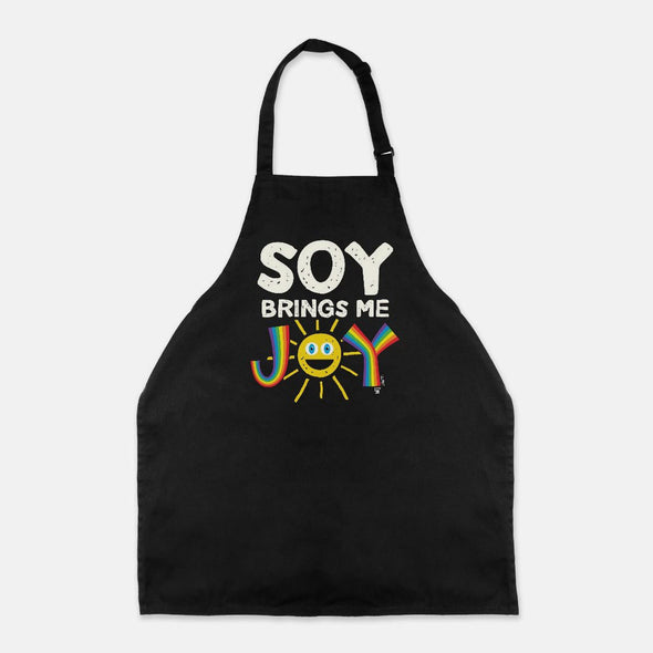 "Soy Brings Me Joy" Vegan Kitchen Apron
