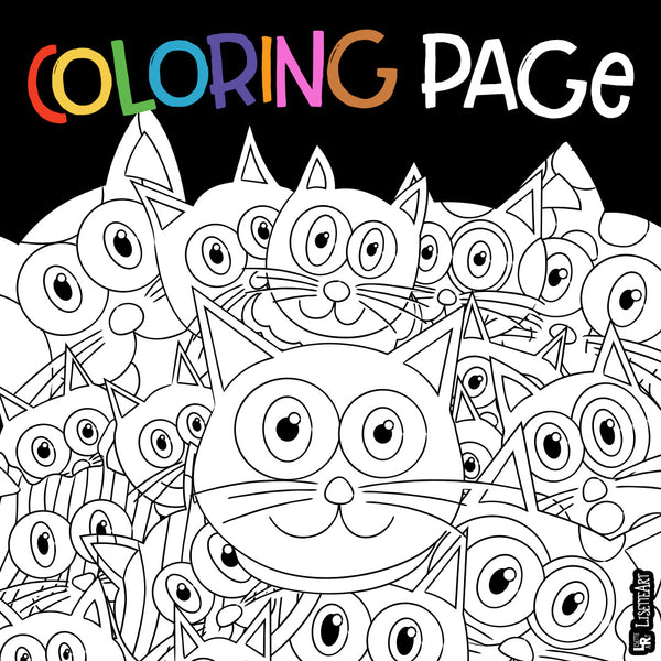 Coloring Page - Purrrballs