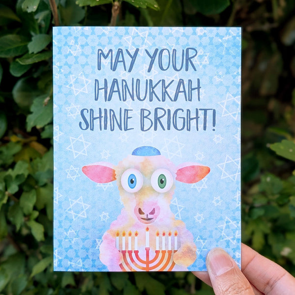 Bright Hanukkah Sheep