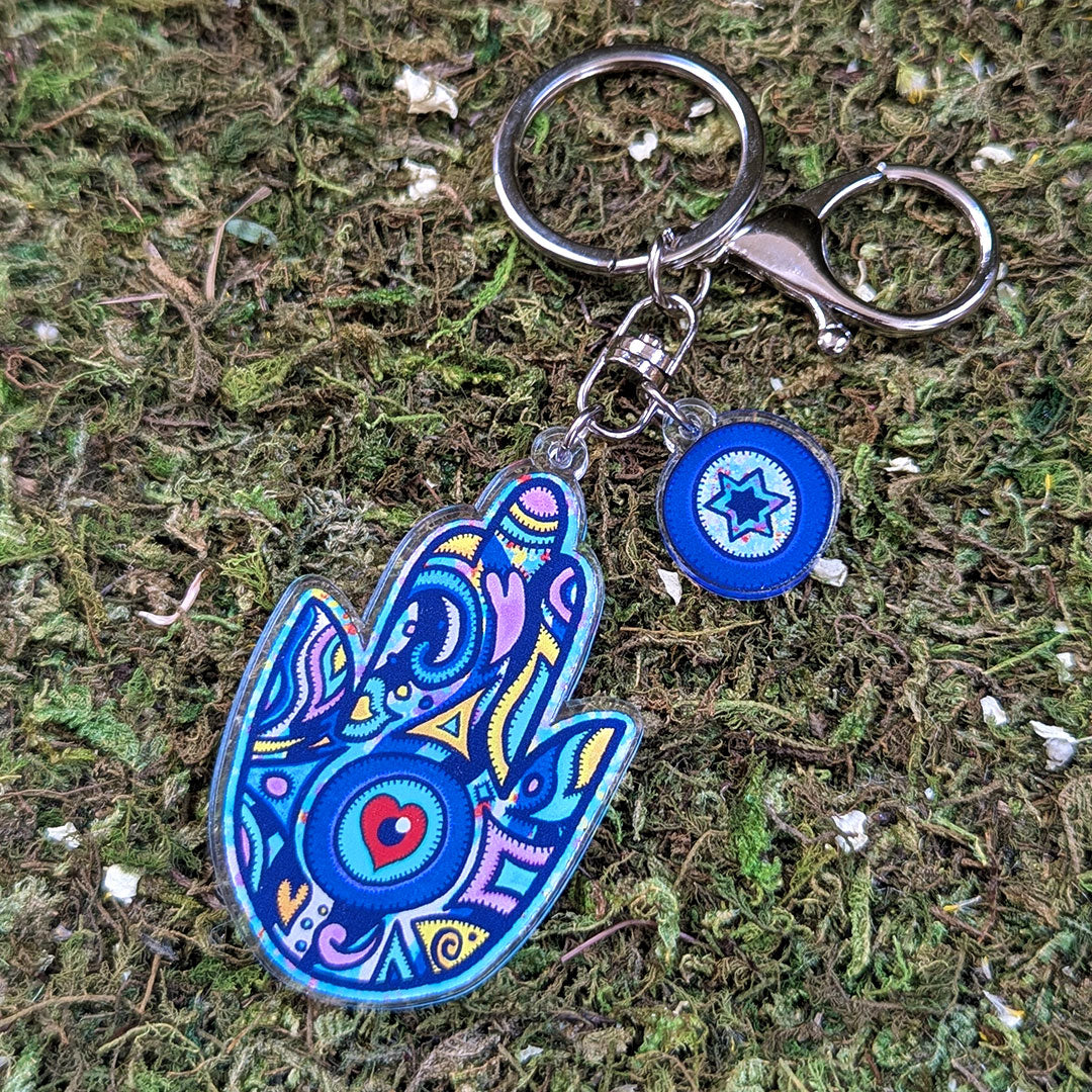 Hamsa Keychain