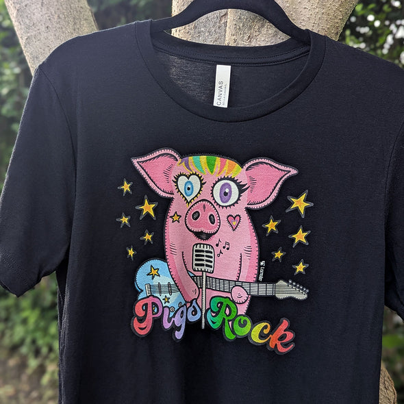 "Pigs Rock" Unisex Tri-blend T-Shirt