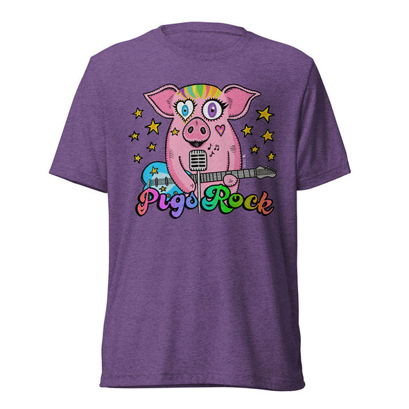 "Pigs Rock" Unisex Tri-blend T-Shirt