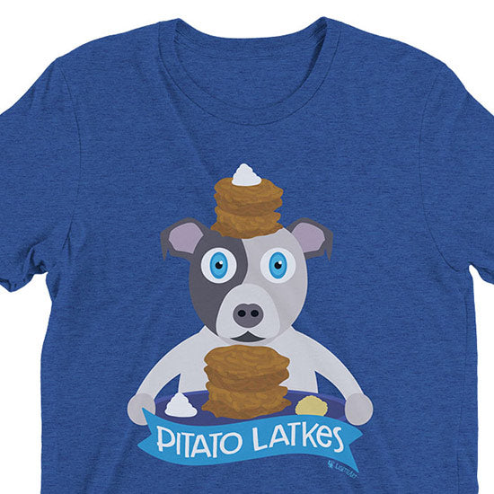 "Pitato Latkes" Hanukkah Unisex Tri-blend T-Shirt