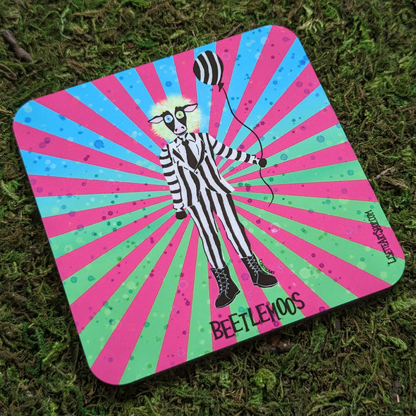 "Beetlemoos" Art Coaster
