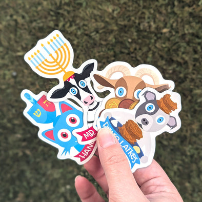 Hanukkah is Funukkah! Sticker Pack - Vinyl Stickers