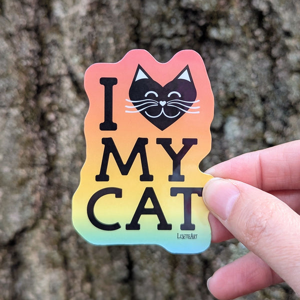 I Love My Cat - Sunset