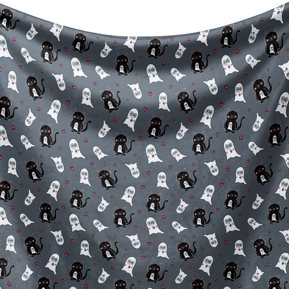 "Ghost in You" Poly Sherpa Throw Blanket