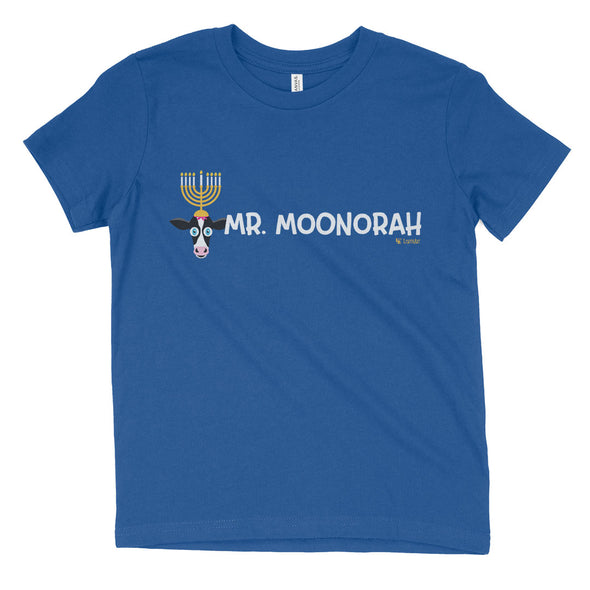 "Mr. Moonorah" Logo Hanukkah Youth T-Shirt