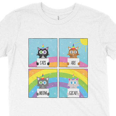 "Cats are Meowgical" Youth T-Shirt