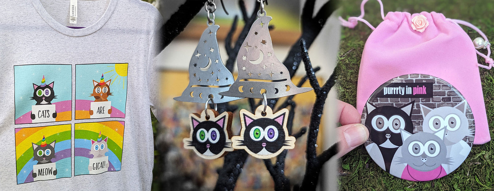 Cat Themed Apparel and Accessories