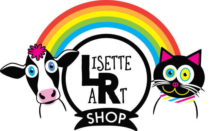Rainbow Friends - Holidays Cute Animals in Santa Hats, Recyclable Wr –  LisetteArt Shop