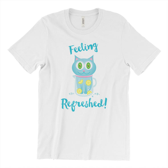 SALE "Feeling Refreshed" Unisex Cat T-Shirt