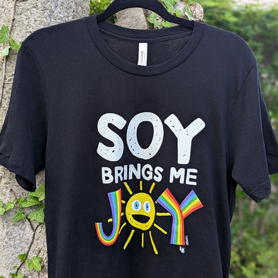 "Soy Brings Me Joy" Unisex Vegan T-Shirt
