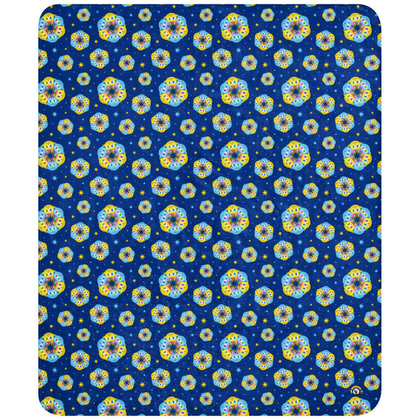 "Magen David Kitties" Poly Sherpa Throw Blanket