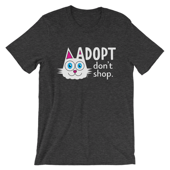 SALE "Adopt, Don't Shop." (cat ear) Unisex T-Shirt