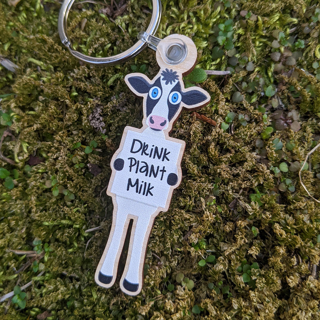 Cow Keychain ,Farm Gift, Car Accessories ,Cute Print Decor For Car Keys Cute  Keychain Cow Keychains