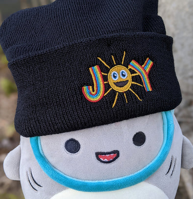 "Joy" Cuffed Beanie Hat