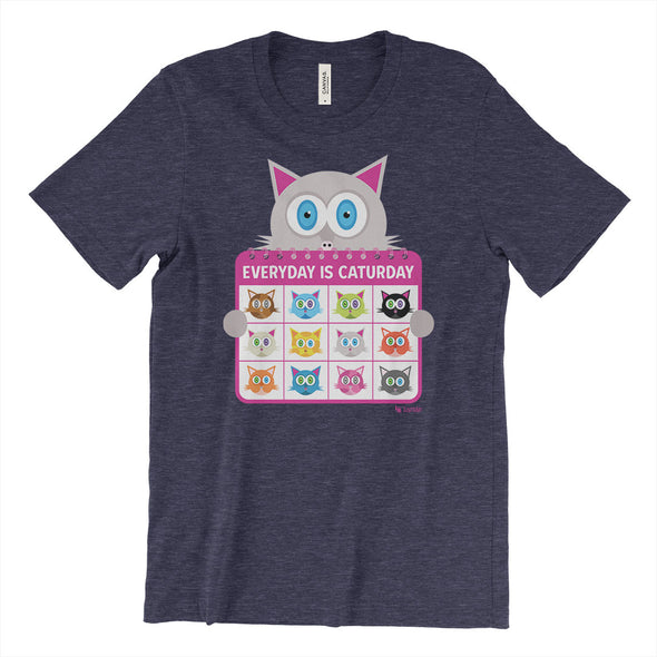 "Everyday is Caturday" Unisex Cat T-Shirt