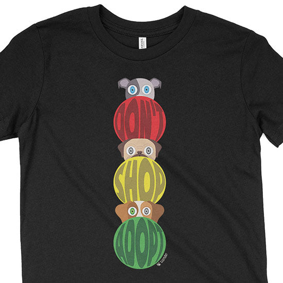 "Don't Shop, Adopt" Traffic Light with Dogs Youth T-Shirt