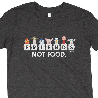 "We Are Friends Not Food" Vegan Youth T-Shirt