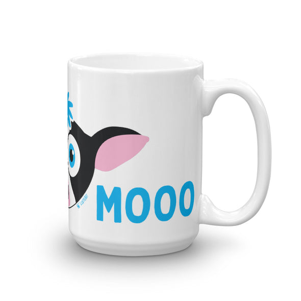 "Meow Mooo" Large Coffee Cat and Cow Mug