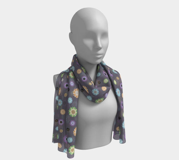 "Purrrfect Flowers" Cat Scarf
