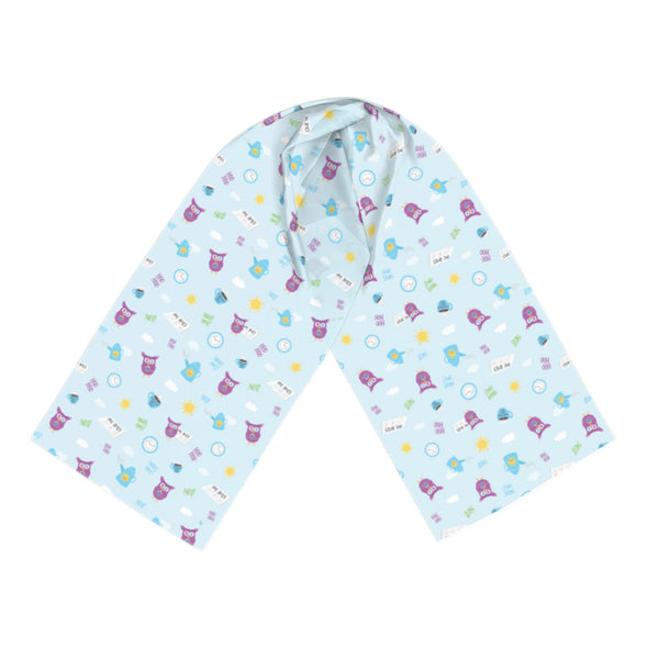 "Mornings Are a Hoot - I Am Not a Night Owl!" Scarf