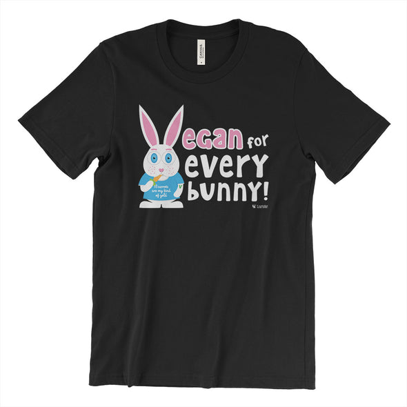 "Vegan for Everybunny!" Unisex Bunny Rabbit T-Shirt