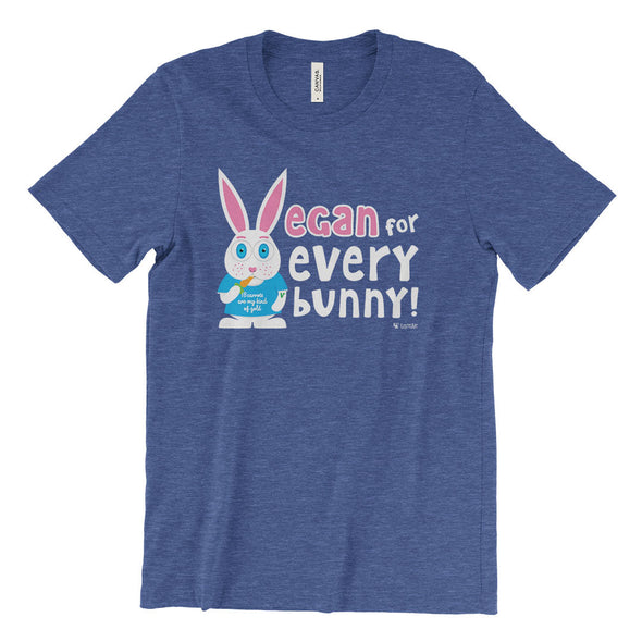 SALE "Vegan for Everybunny!" Unisex Bunny Rabbit T-Shirt